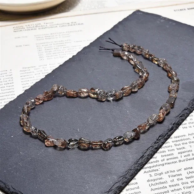 Strang Nuggets, Cacoxenit, 06-09 x 06-08mm (38cm) | Marco Schreier