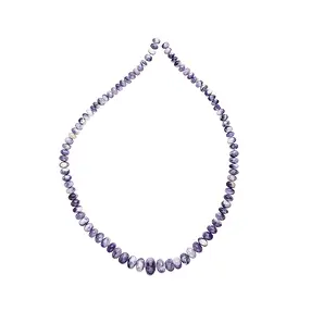 Button strand, Fluorite Opal Jasper (Tiffany Stone) 6-12mm gradient | Marco Schreier