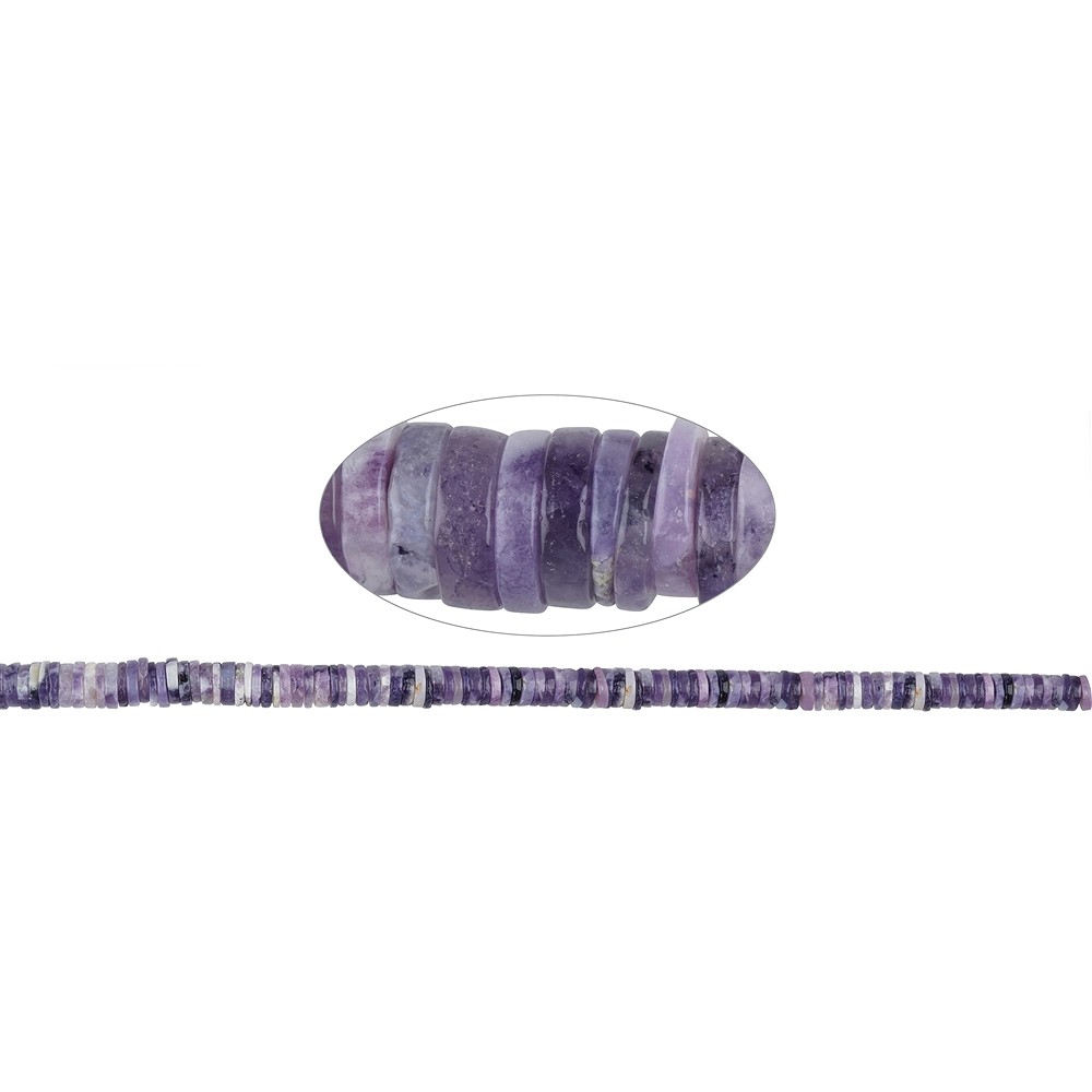 Rang de collier "Heishi", Fluorite-Opale-Jaspe, 01 x 04 - 06mm | Marco Schreier