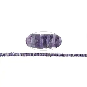 Rang de collier "Heishi", Fluorite-Opale-Jaspe, 01 x 04 - 06mm | Marco Schreier
