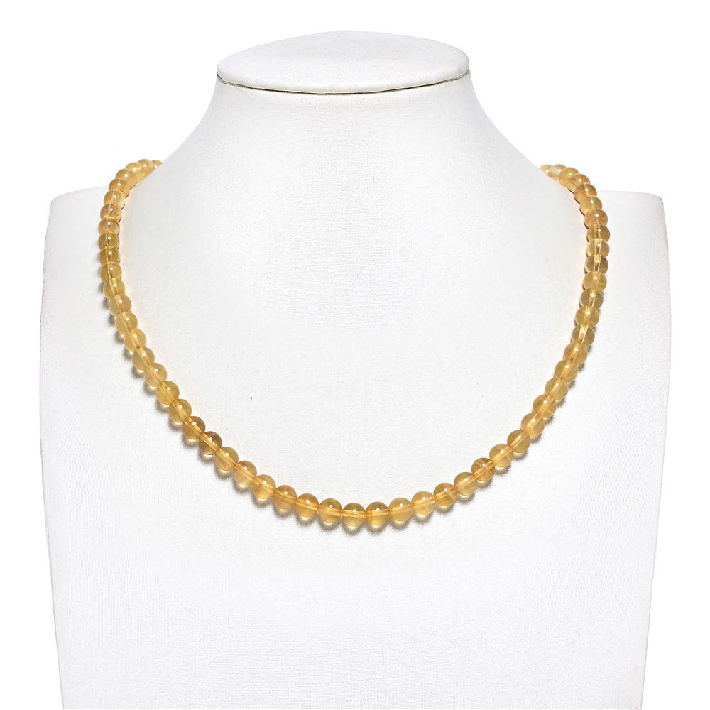 Strang Kugeln, Fluorit (gelb), 06mm | Schreier Edelsteine, Heilsteine & Schmuck