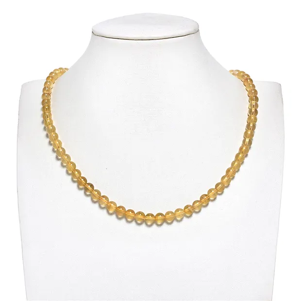 Strang Kugeln, Fluorit (gelb), 06mm | Schreier Edelsteine, Heilsteine & Schmuck