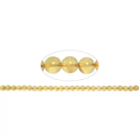 Strang Kugeln, Fluorit (gelb), 06mm | Schreier Edelsteine, Heilsteine & Schmuck
