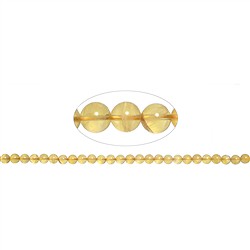 143660100821 Strang Kugeln, Fluorit (gelb), 08mm | Schreier Edelsteine, Heilsteine & Schmuck