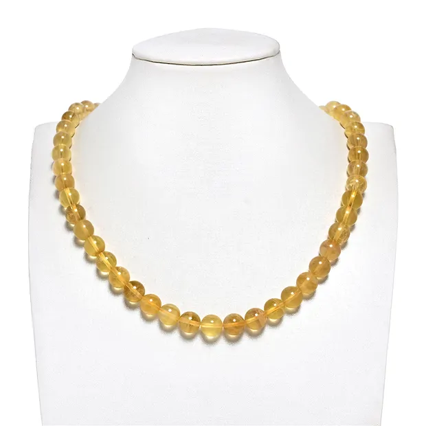 String Beads, Fluorite (yellow), 10mm | wholesale gems, healing stones & jewelry