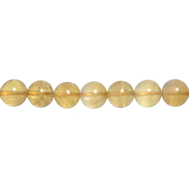 Strang Kugeln, Fluorit (gelb), 10mm | Schreier Edelsteine, Heilsteine & Schmuck
