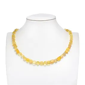 Stringed beads, Fluorite (yellow), 06mm (38cm) | gems, healing stones & jewelry