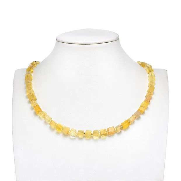 Rang de collier, Fluorite (jaune), 06mm (38cm) | Marco Schreier