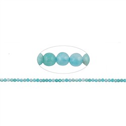143690100120 String Beads, Amazonite (light), 02mm (39cm) | wholesaler gems & healing stones