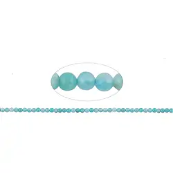 143690100120 Rang de collier boules, Amazonite (claire), 02mm (39cm) | Marco Schreier