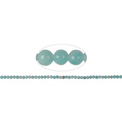 143690100220 Rang de collier boules, Amazonite (claire), 03mm | Marco Schreier