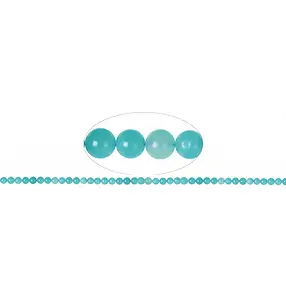 Rang de collier boules, Amazonite (claire), 03mm | Marco Schreier