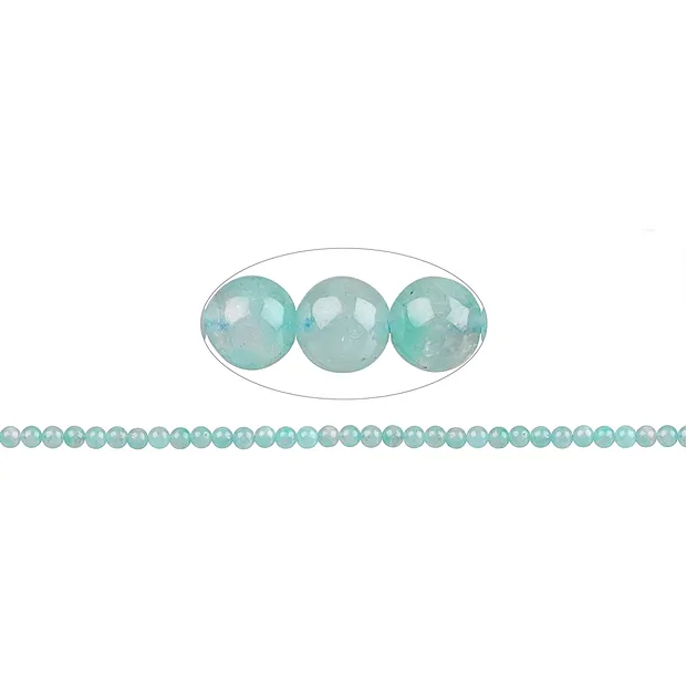 Strang Kugeln, Amazonit extra, 04mm | Schreier Edelsteine, Heilsteine & Schmuck