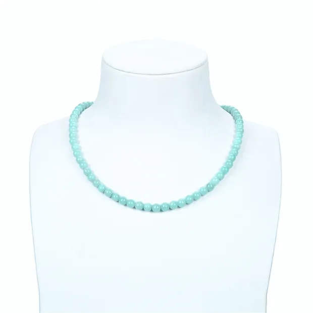 Rang de collier boules, Amazonite (Chine) A, 06mm | Marco Schreier