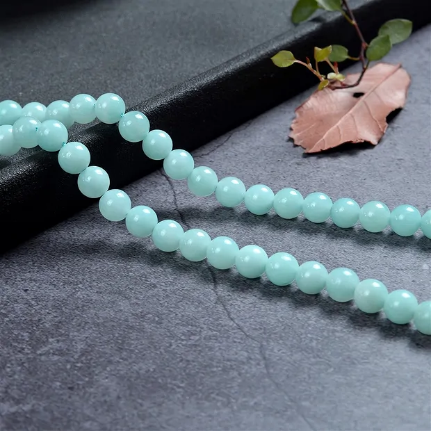 Rang de collier boules, Amazonite (Chine) A, 06mm | Marco Schreier