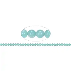 143690100521 Rang de collier boules, Amazonite (Chine) A, 06mm | Marco Schreier