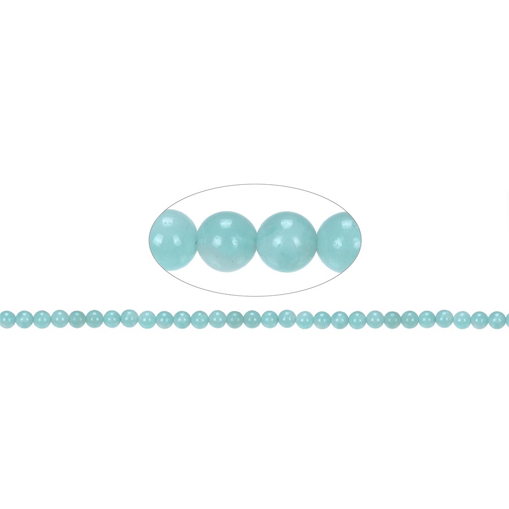 String Beads, Amazonite (China) A, 06mm | wholesaler gems & healing stones