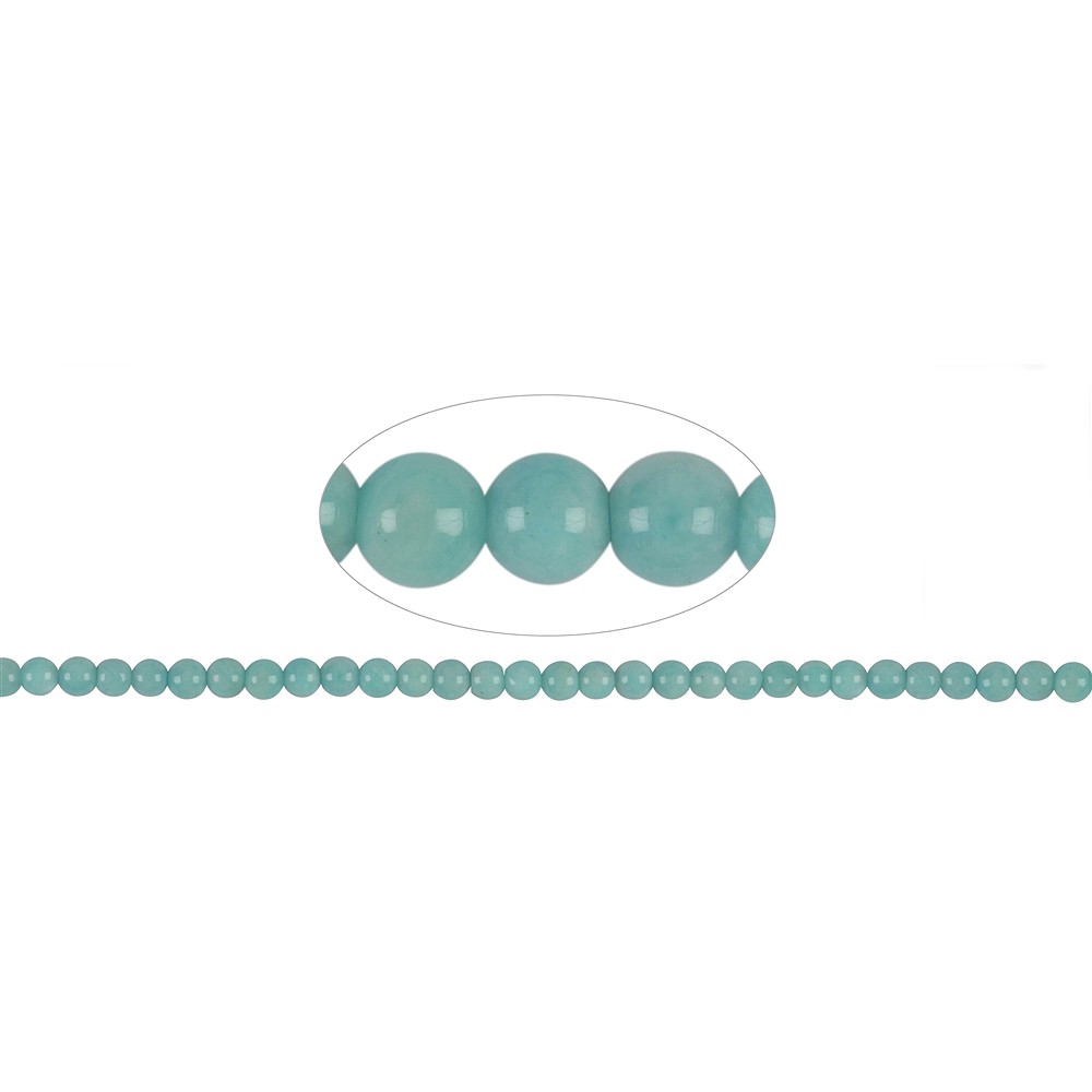 Filo di perline, Amazzonite (chiara) AA, 06 mm | Marco Schreier