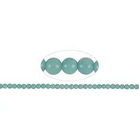 Rang de colliers boules, Amazonite (claire) AA, 06mm | Marco Schreier