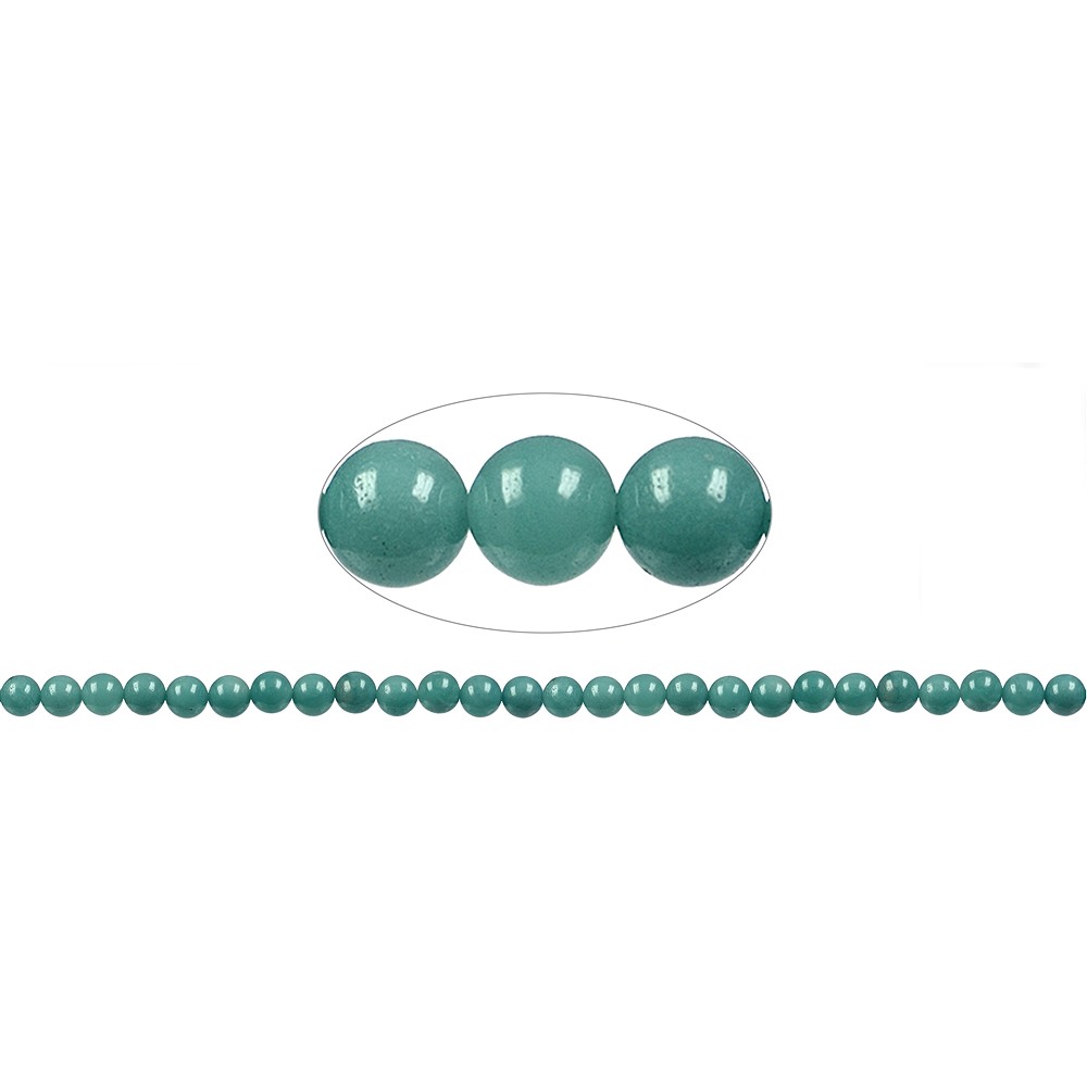 Rang de collier boules, Amazonite (claire) A, 08mm (39cm) | Marco Schreier