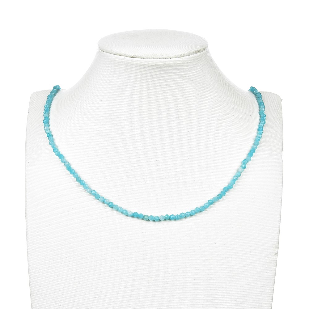 Rang de collier boules, Amazonite, à facettes, 03mm | Marco Schreier