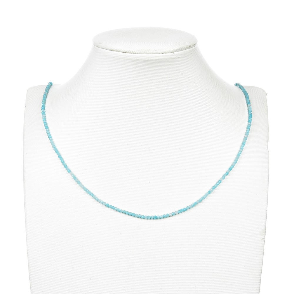 Cuentas de piedras preciosas, Amazonita, facetada, 02mm | Marco Schreier