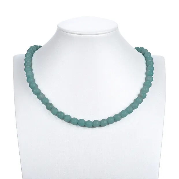 Rang de colliers boules, Amazonite (Chine), à facettes, 08mm (38cm) | Marco Schreier