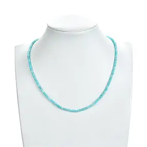 Rang de colliers, Amazonite (claire), facetté, 02 x 03mm | Marco Schreier
