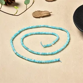 Rang de colliers, Amazonite (claire), facetté, 02 x 03mm | Marco Schreier