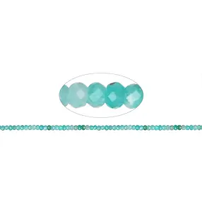 Rang de colliers, Amazonite (claire), facetté, 02 x 03mm | Marco Schreier