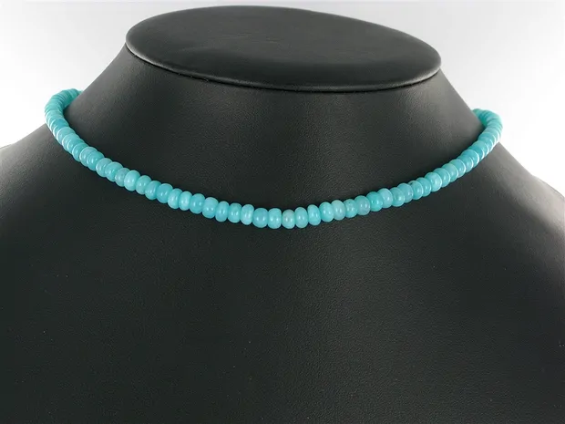Rangons de colliers, Amazonite AA, 03 x 06mm | Marco Schreier