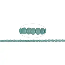 143690300226 Strang Button, Amazonit AA, 03 x 06mm | Edelsteine, Heilsteine & Schmuck-Handel