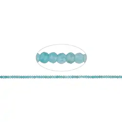143690318021 Strang Button, Amazonit (hell), 02 x 03mm, facettiert | Marco Schreier