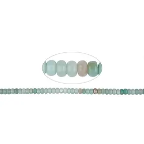 Strang Button, Amazonit (bunt/hell), 04 x 07mm | Marco Schreier