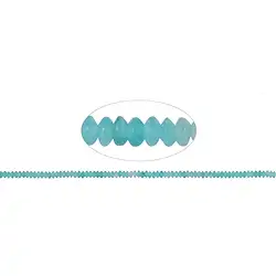 143690325521 Strand Disc, Amazonite, 01.5 x 03mm | wholesaler gems, healing stones & jewelry