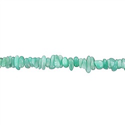 143690603625 Strang Trommelsteine rundlich, Amazonit hell, 10 - 12mm | Marco Schreier