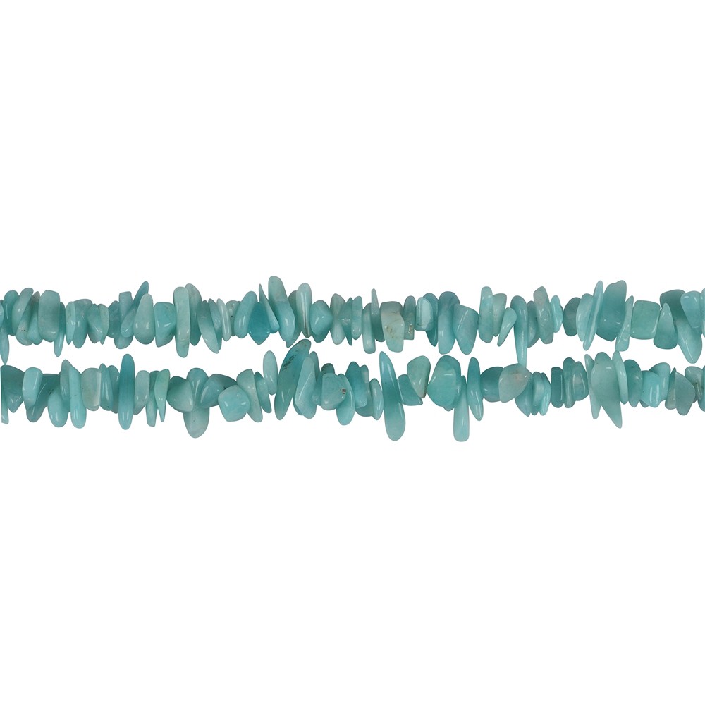 Strand splinter, Amazonite (light), 02-04 x 05-10mm (84cm) | Marco Schreier