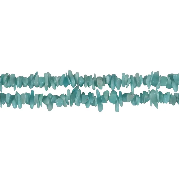 Strand splinter, Amazonite (light), 02-04 x 05-10mm (84cm) | Marco Schreier