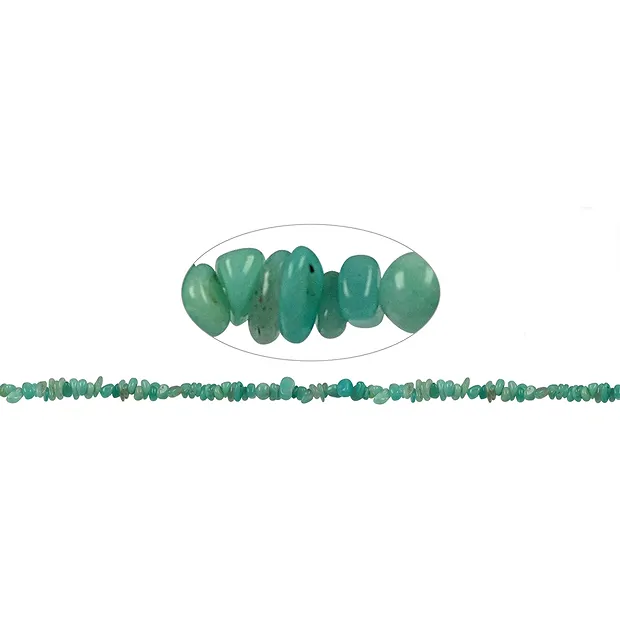 Strand splinter, Amazonite (light), 01-03 x 03-08mm (88cm) | Marco Schreier