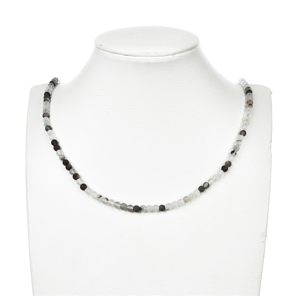 Cuentas de piedras preciosas, cuarzo inclusivo, mate, 04mm | Marco Schreier