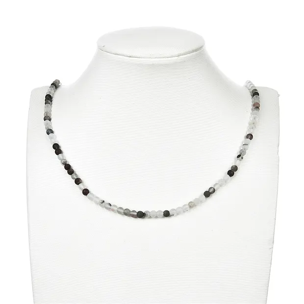 Strang Kugeln, Inklusenquarz, matt, 04mm | GH Edelsteine, Heilsteine & Schmuck