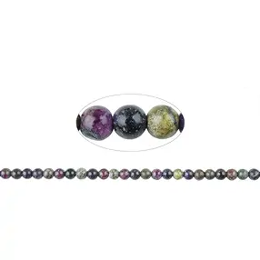 Strang Kugeln, Stichtit in Matrix, 05mm | GH Edelsteine, Heilsteine & Schmuck