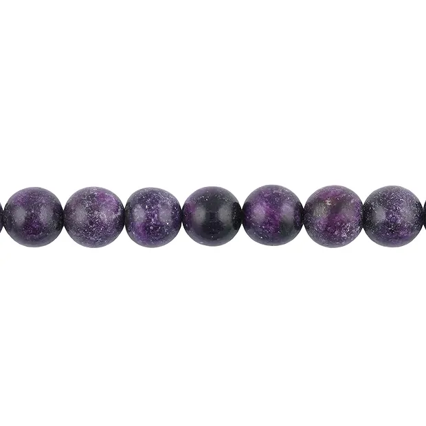 Filo di perle, stichtite, 10-10,5 mm | grossista gemme e pietre curative