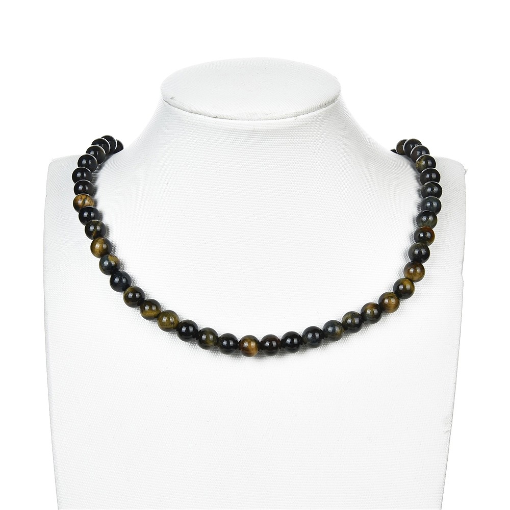 Cuentas de piedras preciosas, Ojo de tigre (mezcla), 08mm | Marco Schreier