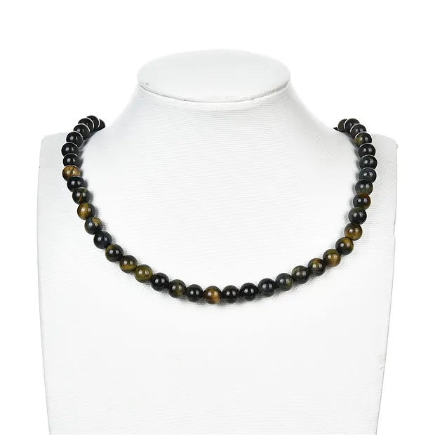 String Beads, Tiger's Eye (Mix), 08mm | wholesale gems, healing stones & jewelry