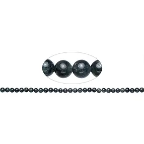 String Beads, Kyanite (stab.) dark green, 06mm (39cm) | Marco Schreier
