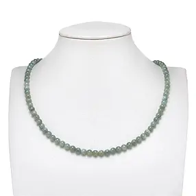 Rang de collier boules, Disthène vert (stab.), 05,5mm (39cm) | Marco Schreier