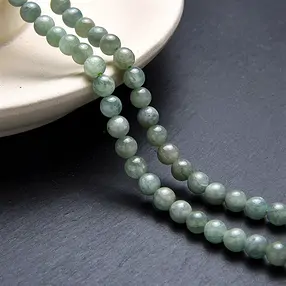 Rang de collier boules, Disthène vert (stab.), 05,5mm (39cm) | Marco Schreier