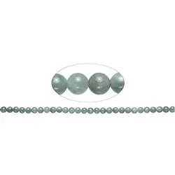 144190109020 Strang Kugeln, Disthen (grün), 05,5mm (39cm) | Edelsteine, Heilsteine & Schmuck