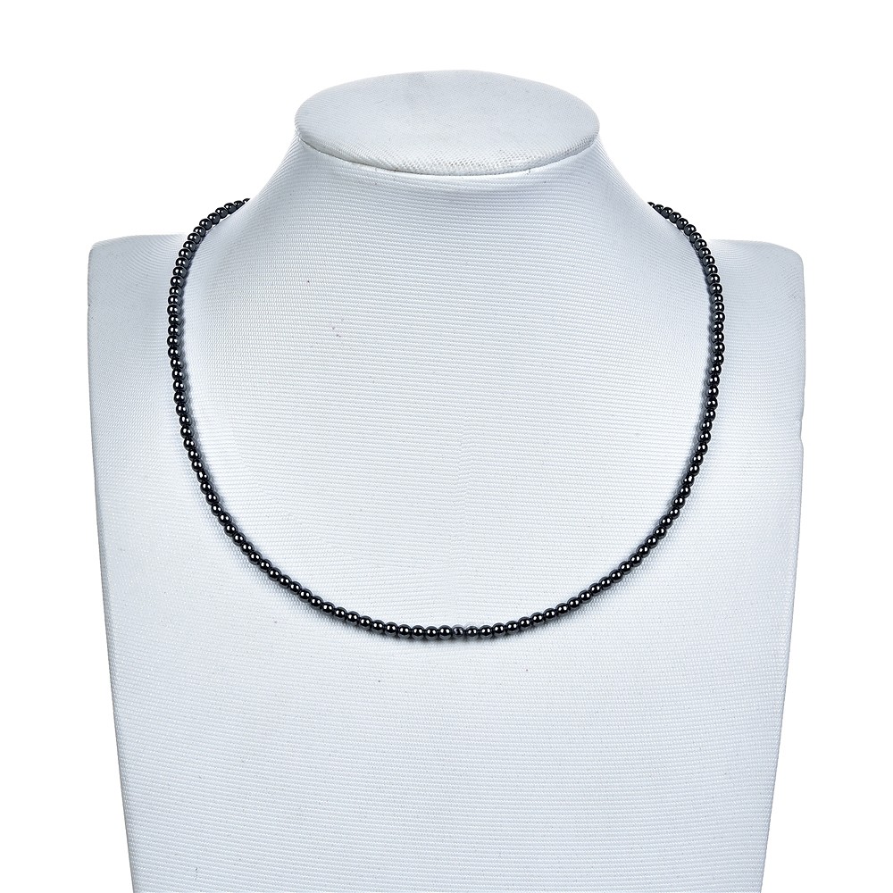 Filo di perline, ematina, 03 mm | gemme, pietre curative e gioielli all'ingrosso